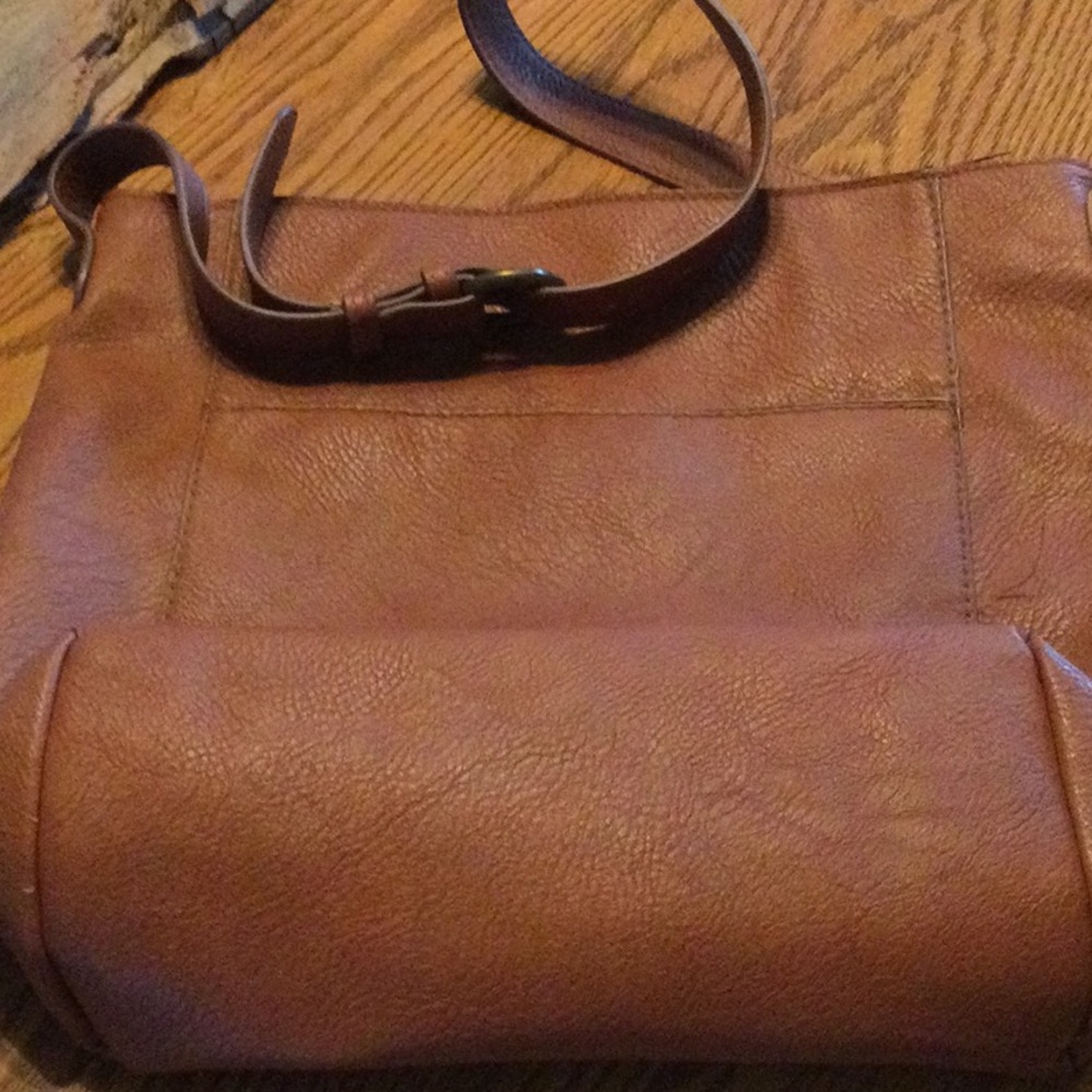 Light brown Leather hobo bag